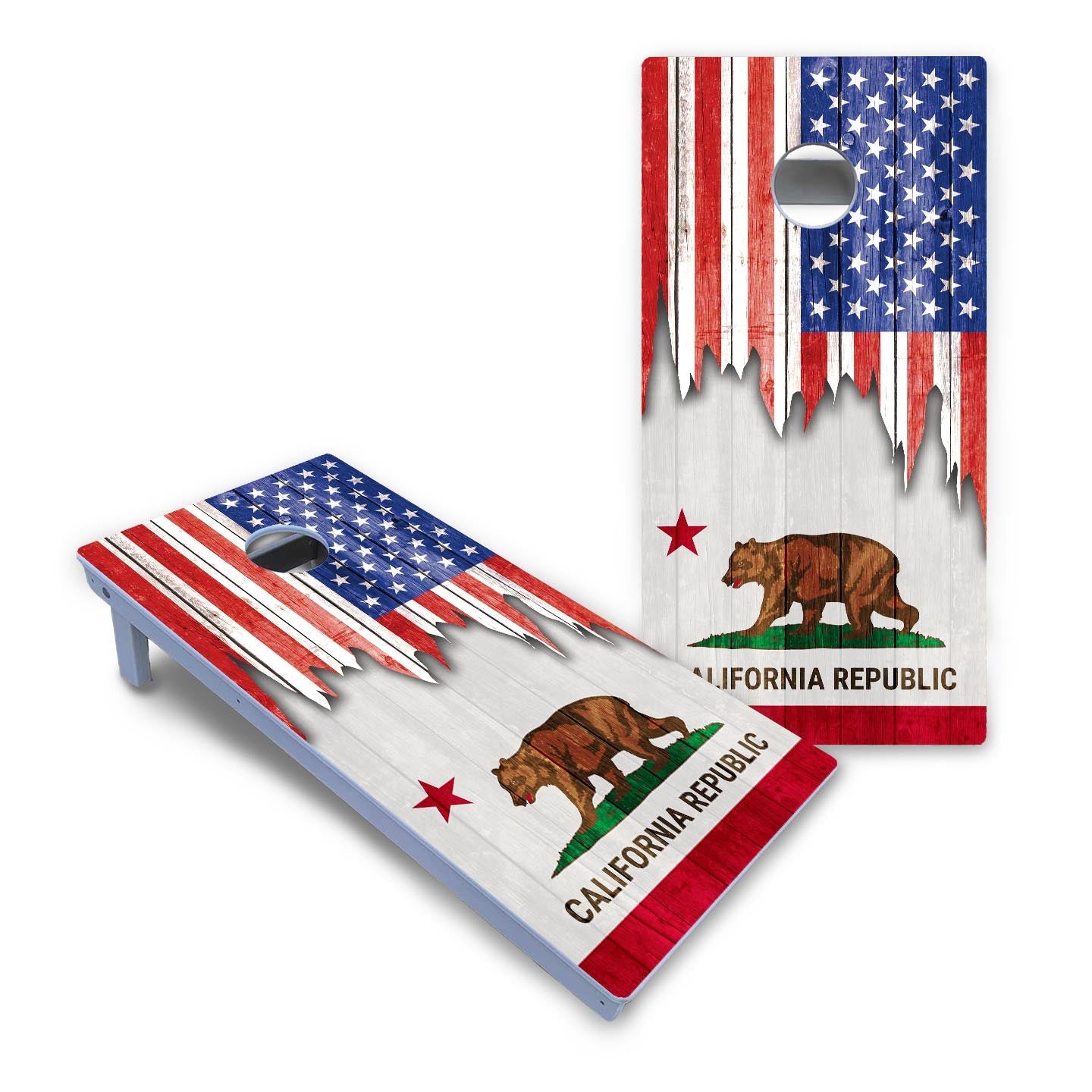 State Flag Designs Alabama to Georgia Cornhole Boards - All Weather Series