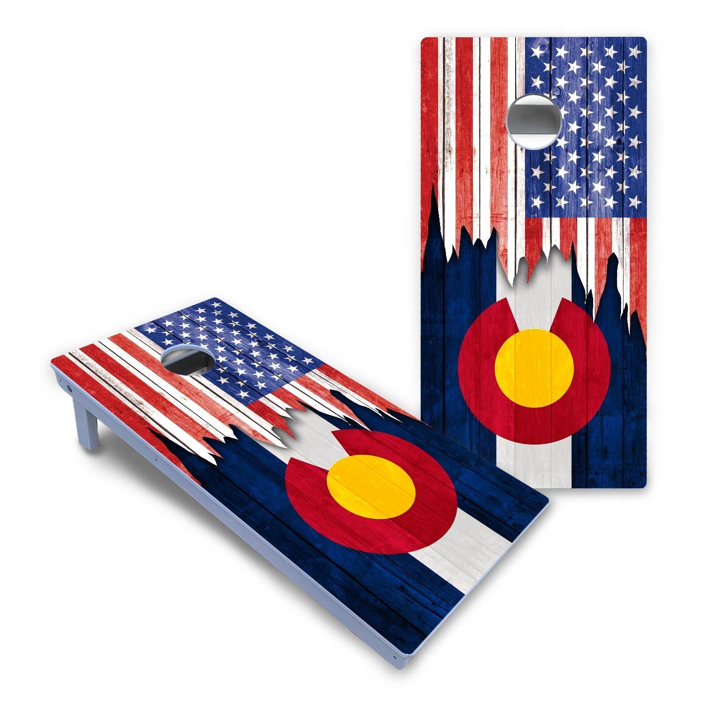 State Flag Designs Alabama to Georgia Cornhole Boards - All Weather Series