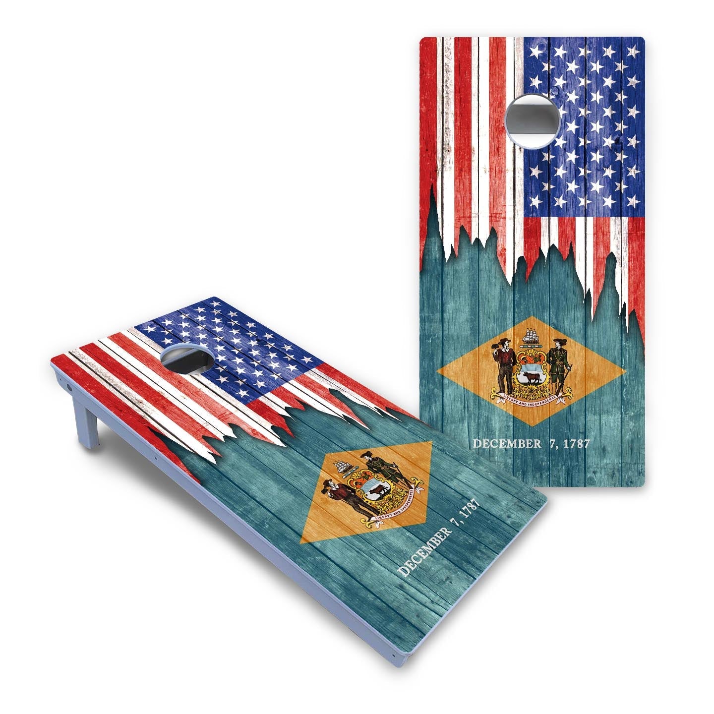 State Flag Designs Alabama to Georgia Cornhole Boards - All Weather Series