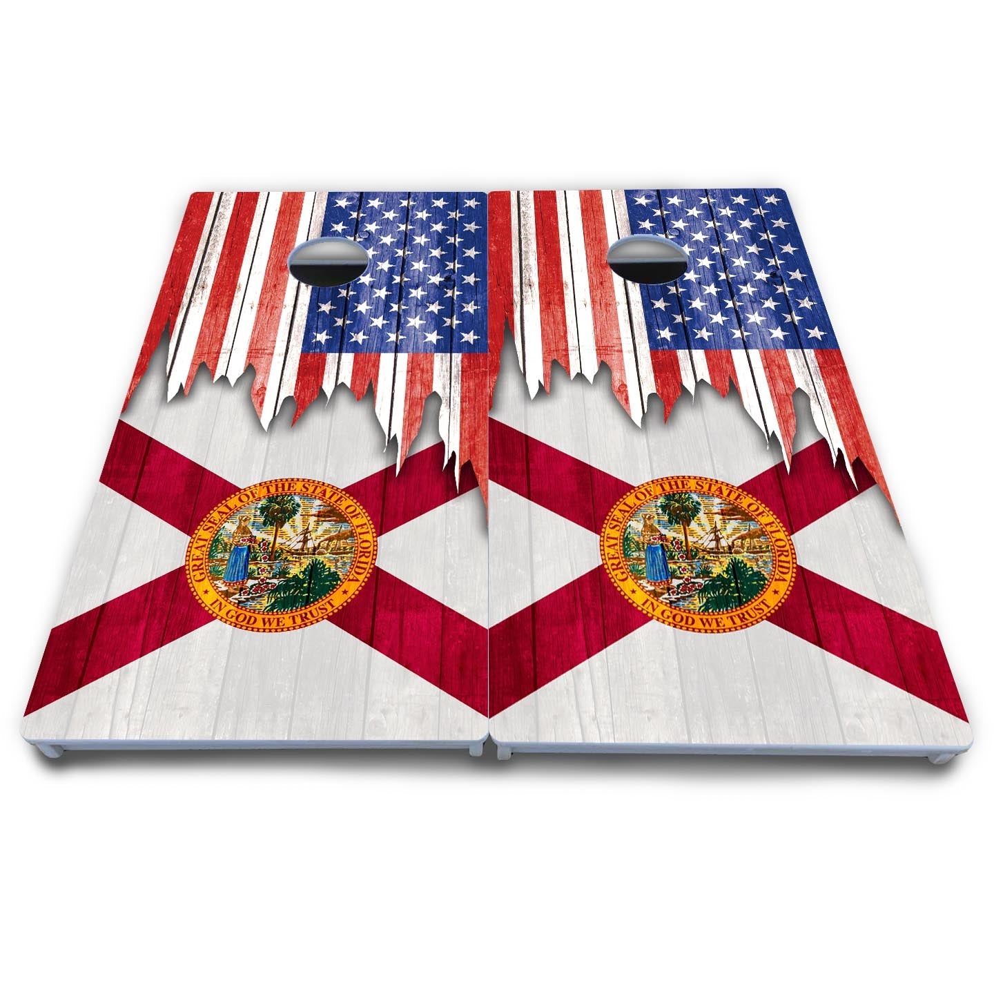 State Flag Designs Alabama to Georgia Cornhole Boards - All Weather Series