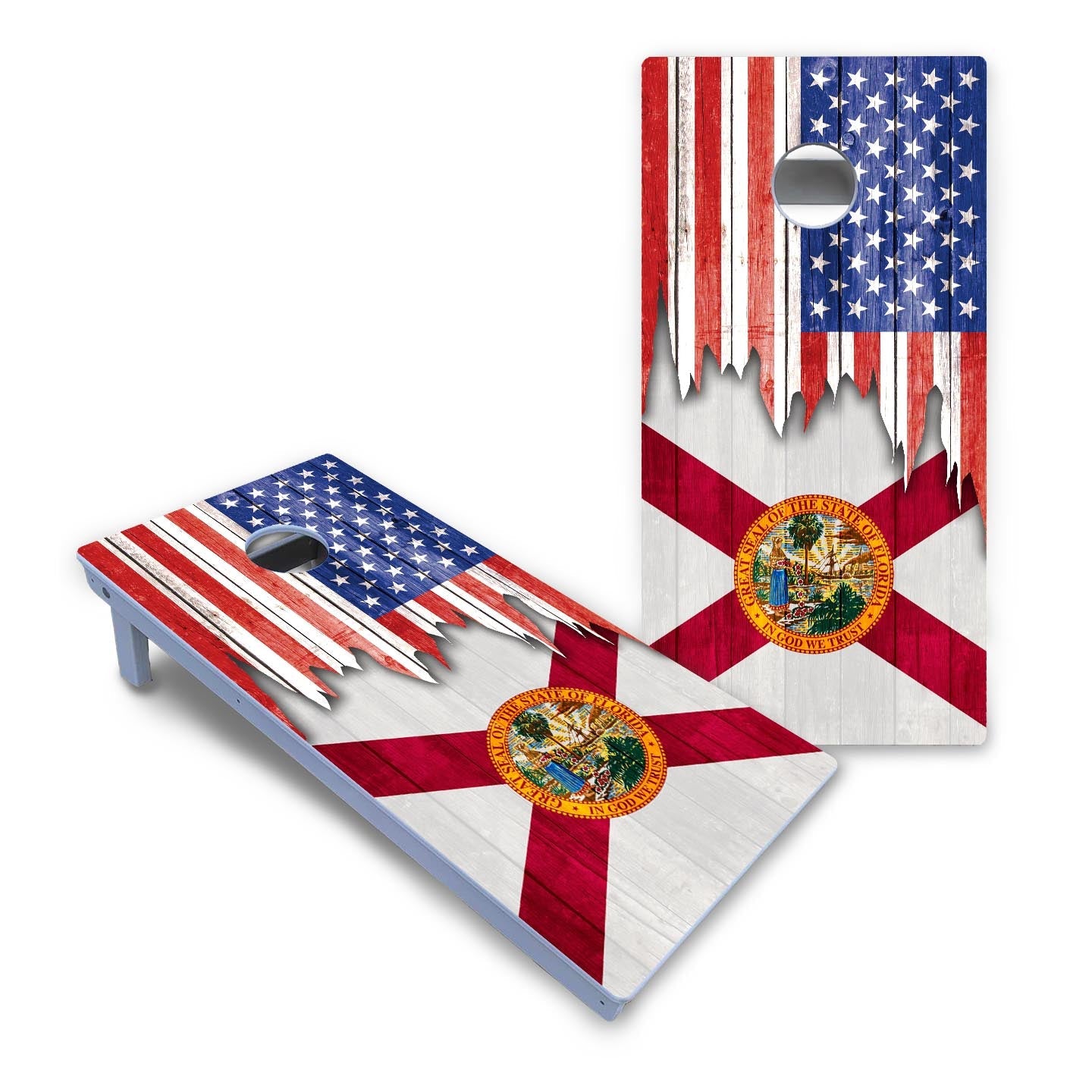 State Flag Designs Alabama to Georgia Cornhole Boards - All Weather Series