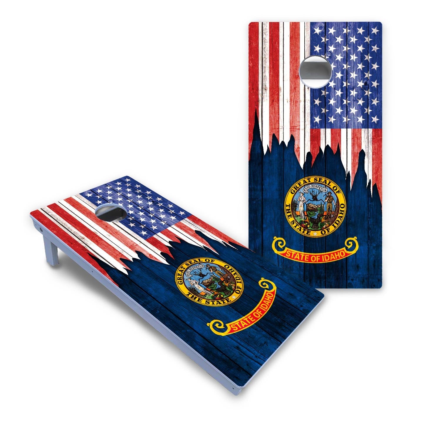 State Flag Designs Hawaii to Maryland Cornhole Boards - All Weather Series