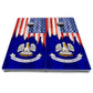 State Flag Designs Hawaii to Maryland Cornhole Boards - All Weather Series