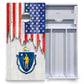 State Flag Designs Massachusetts to New Jersey Cornhole Boards - All Weather Series