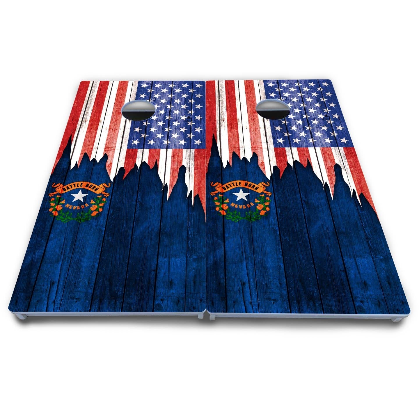 State Flag Designs Massachusetts to New Jersey Cornhole Boards - All Weather Series
