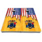 State Flag Designs Massachusetts to New Jersey Cornhole Boards - All Weather Series