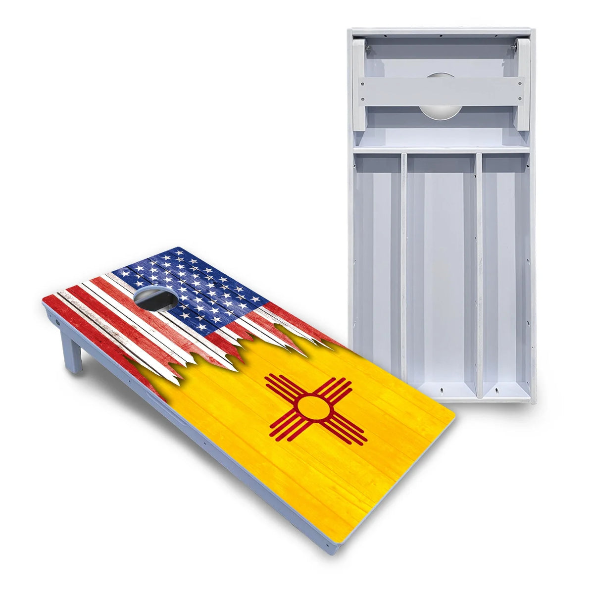 State Flag Designs New Mexico to South Carolina Cornhole Boards - All Weather Series