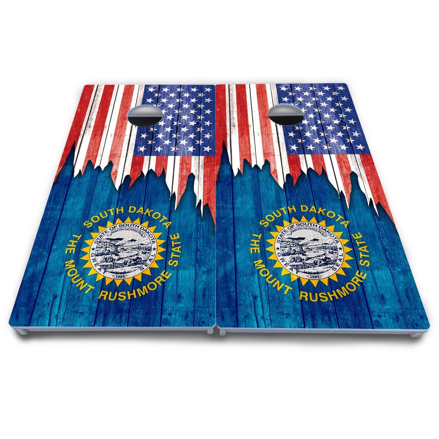 State Flag Designs South Dakota to Wyoming Cornhole Boards - All Weather Series
