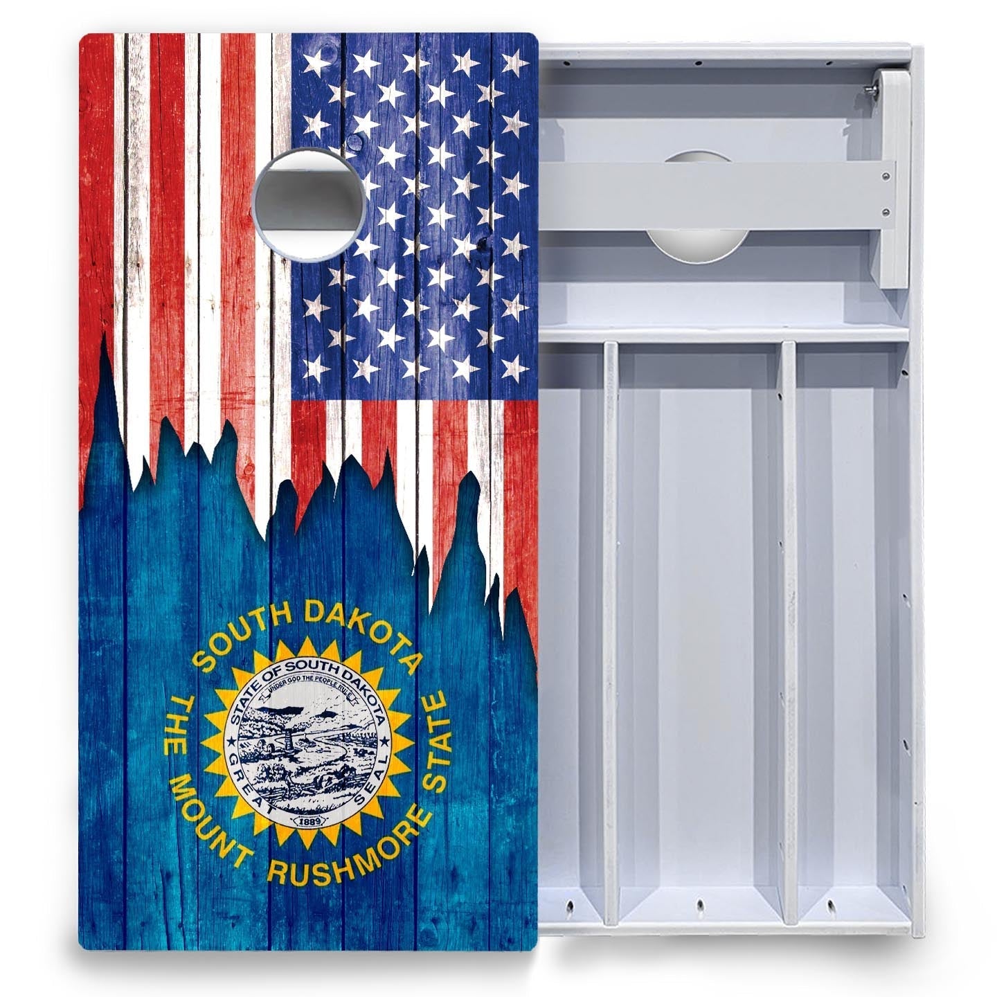 State Flag Designs South Dakota to Wyoming Cornhole Boards - All Weather Series