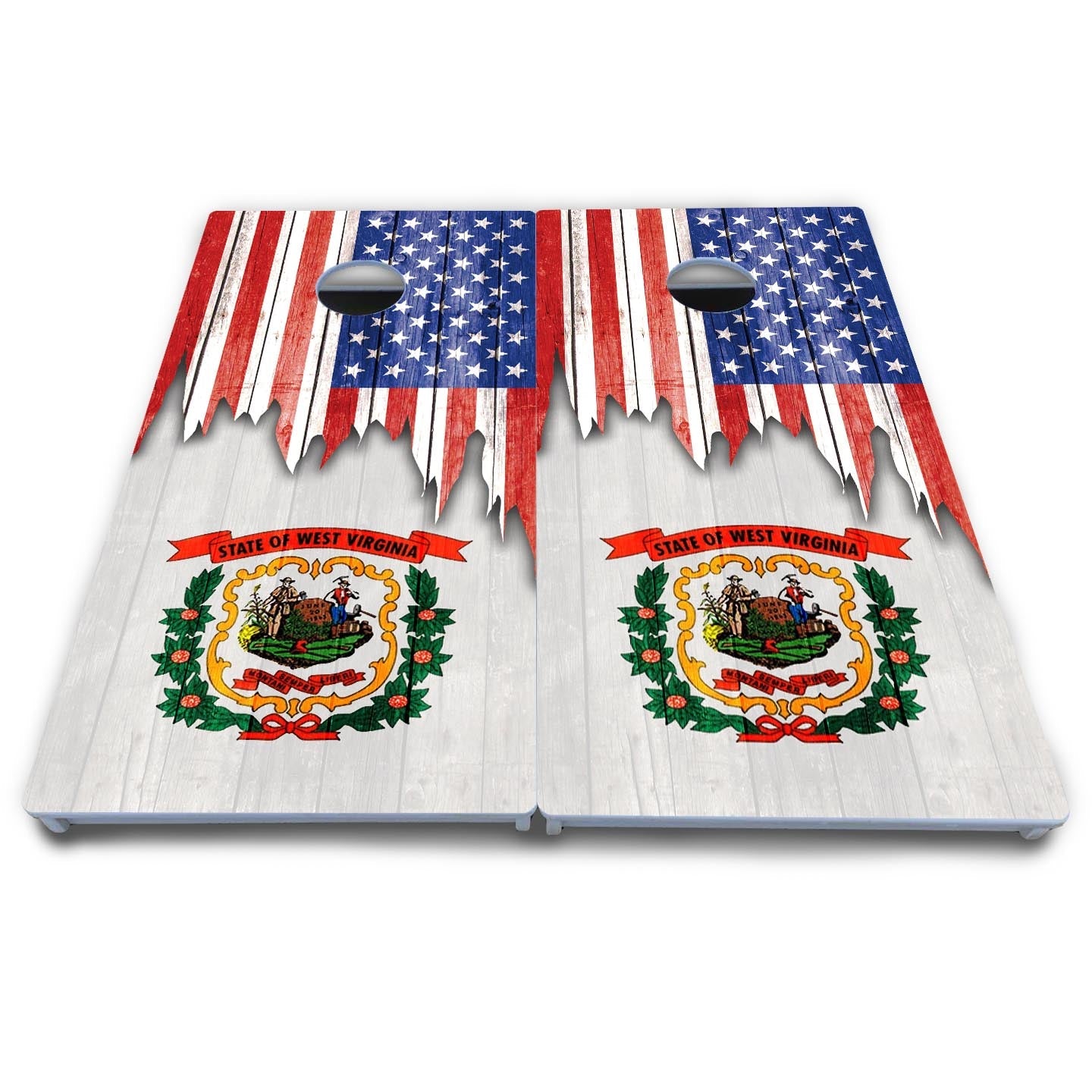 State Flag Designs South Dakota to Wyoming Cornhole Boards - All Weather Series