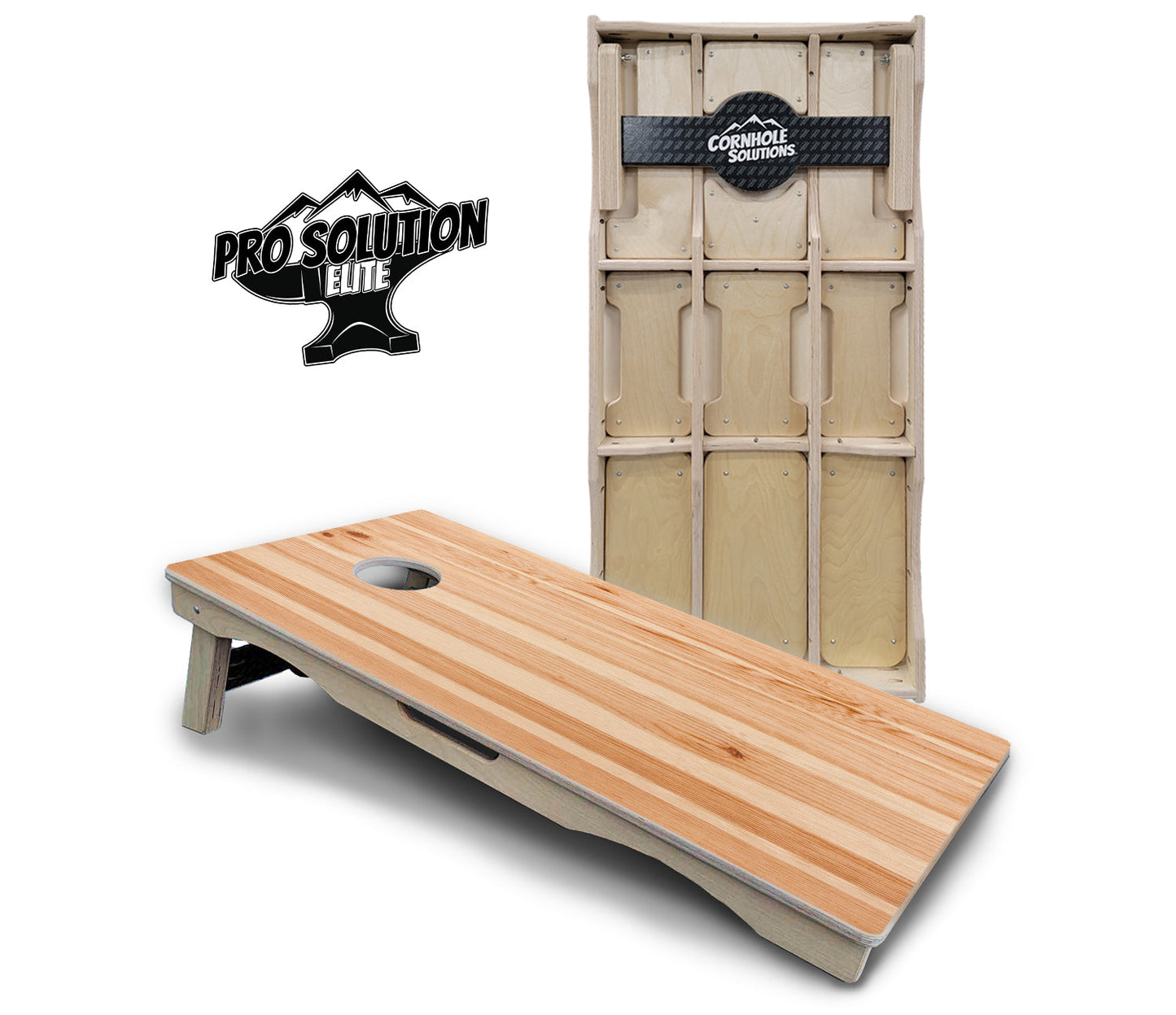 Pine Wood Cornhole Boards - Pro Solution Elite Series