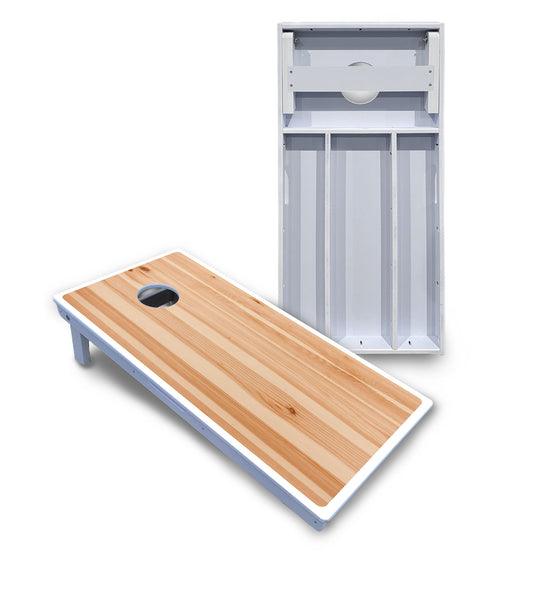 Pine Wood Cornhole Boards - All Weather Series