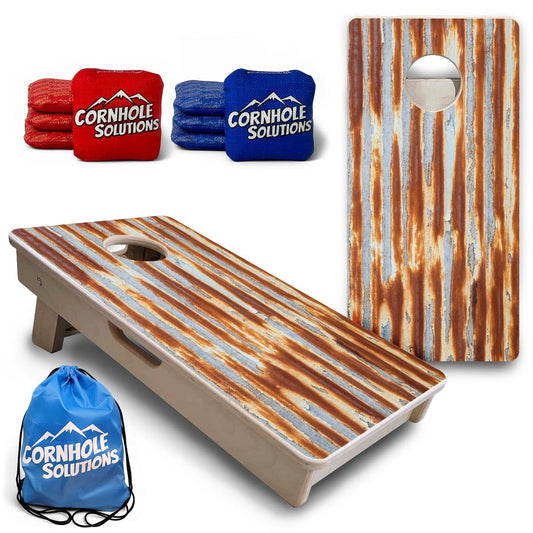 Rusted Roof - Mini or Vacation Size Cornhole Boards