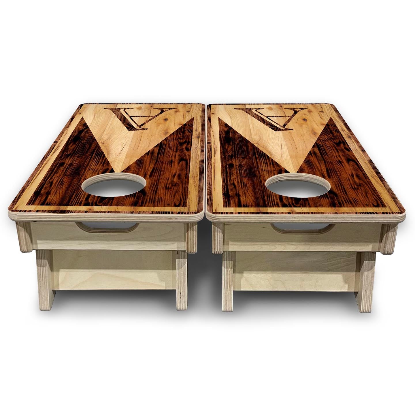 Wooden Triangle Letter - Mini or Vacation Size Cornhole Boards