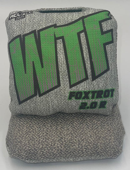 2027 WTF Foxtrot Big Logo- ACL Pro Stamped Cornhole Bags - Set of 4 bags