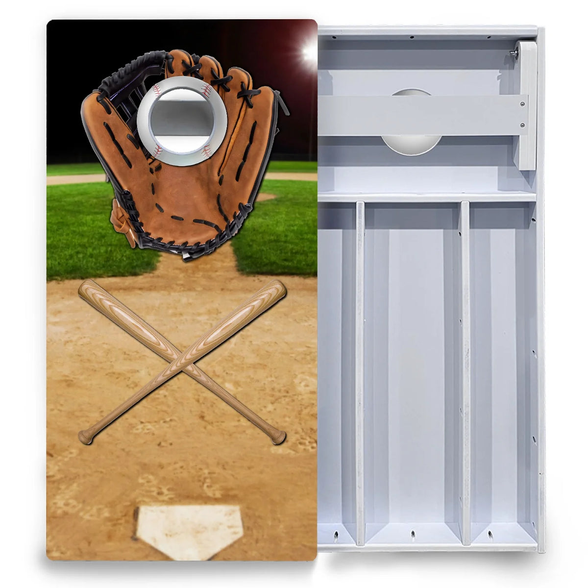 Baseball Theme Cornhole Boards - All Weather Series