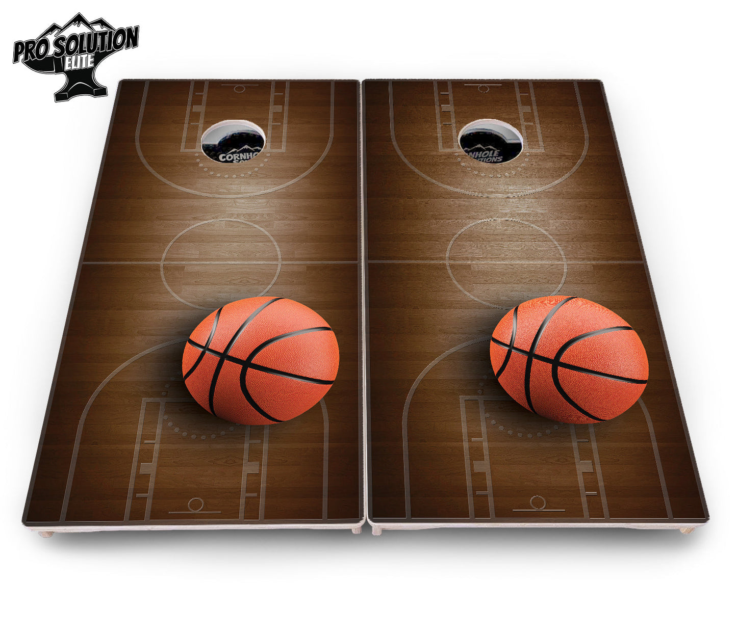 Basketball Cornhole Boards - Pro Solution Elite Series