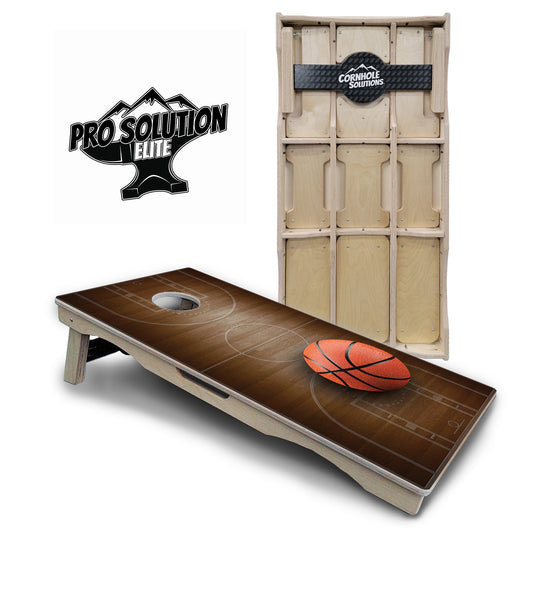 Basketball Cornhole Boards - Pro Solution Elite Series