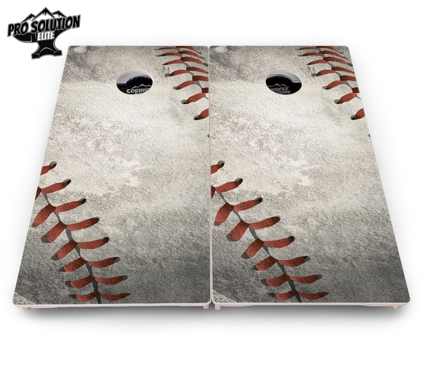 Worn Baseball & Glove Cornhole Boards - Pro Solution Elite Series