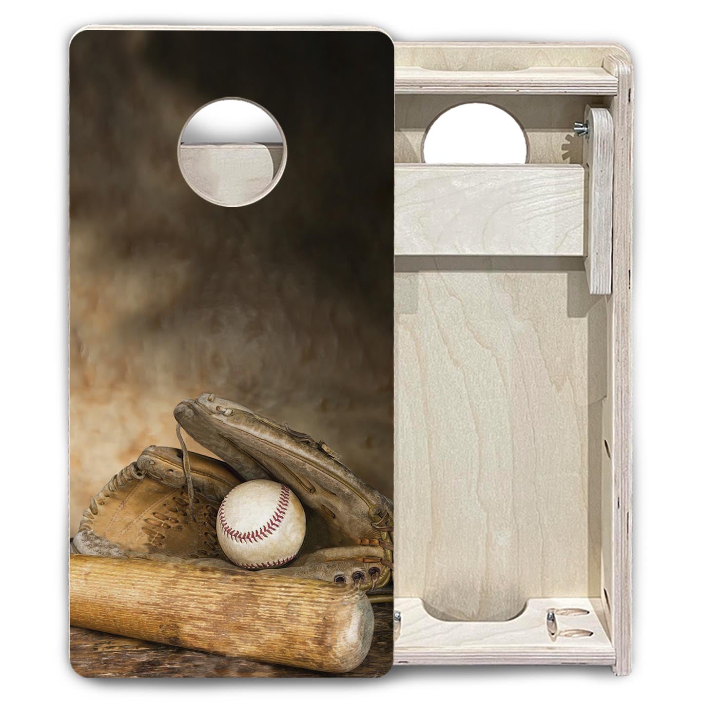 Worn Baseball Glove - Mini or Vacation Size Cornhole Boards