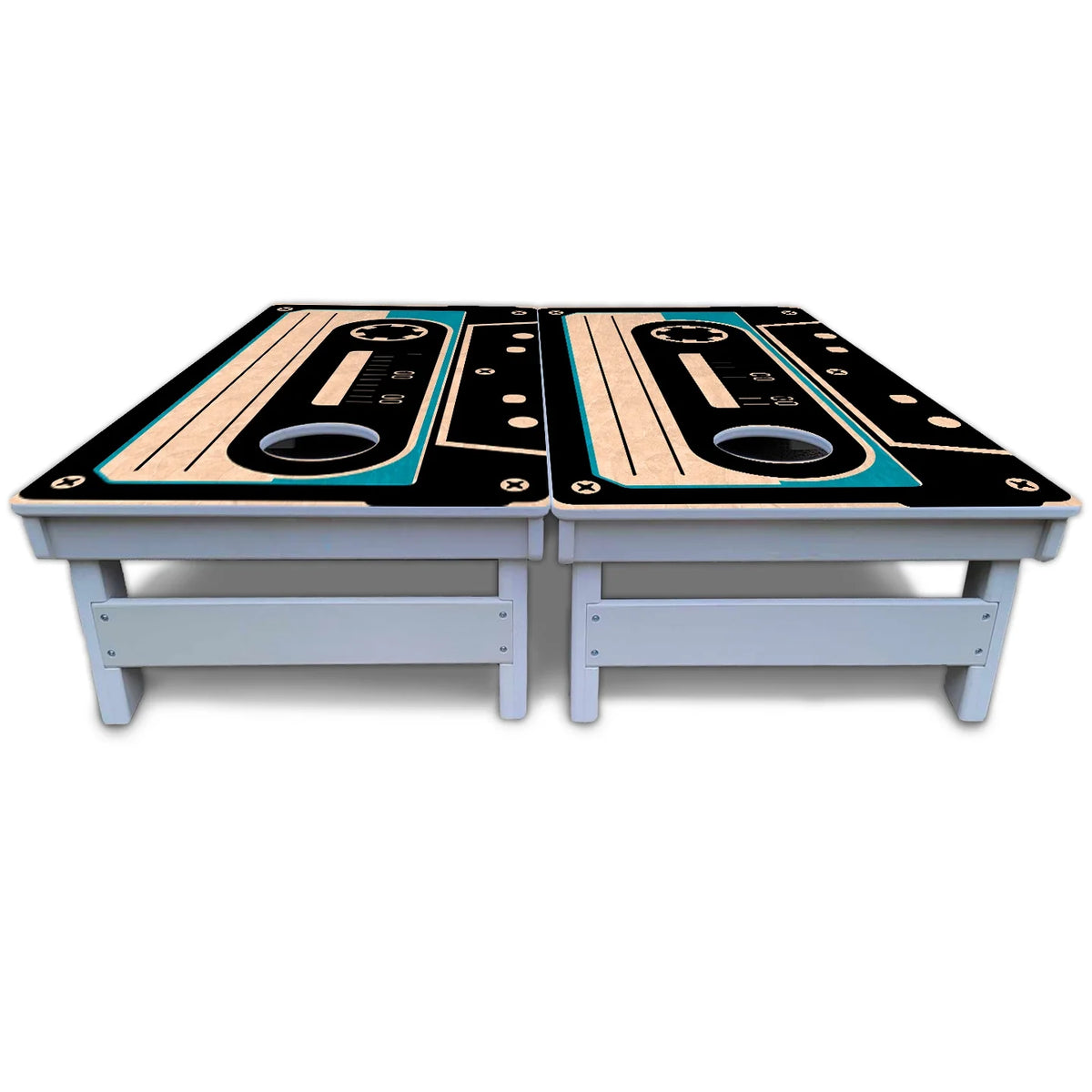 Cassette Tape Cornhole Boards - All Weather Series