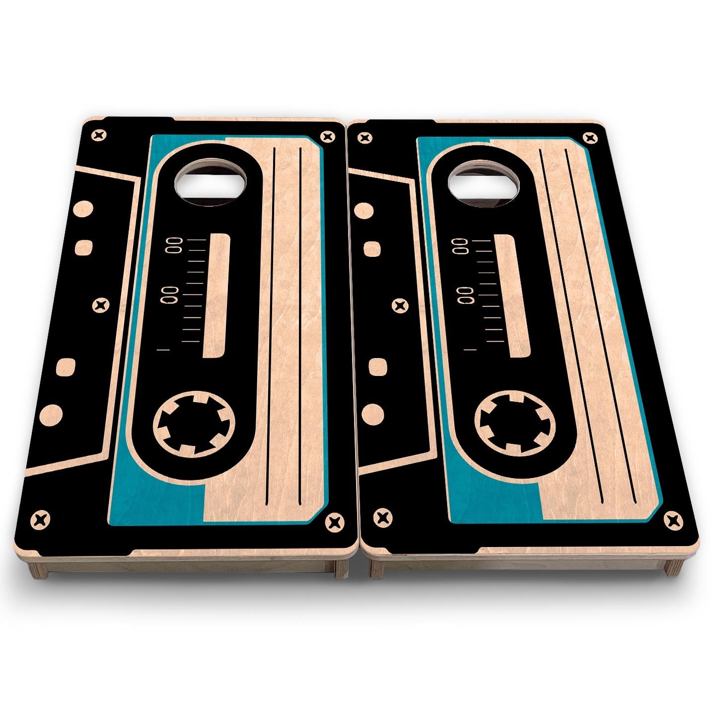 Cassette Tape - Mini or Vacation Size Cornhole Boards