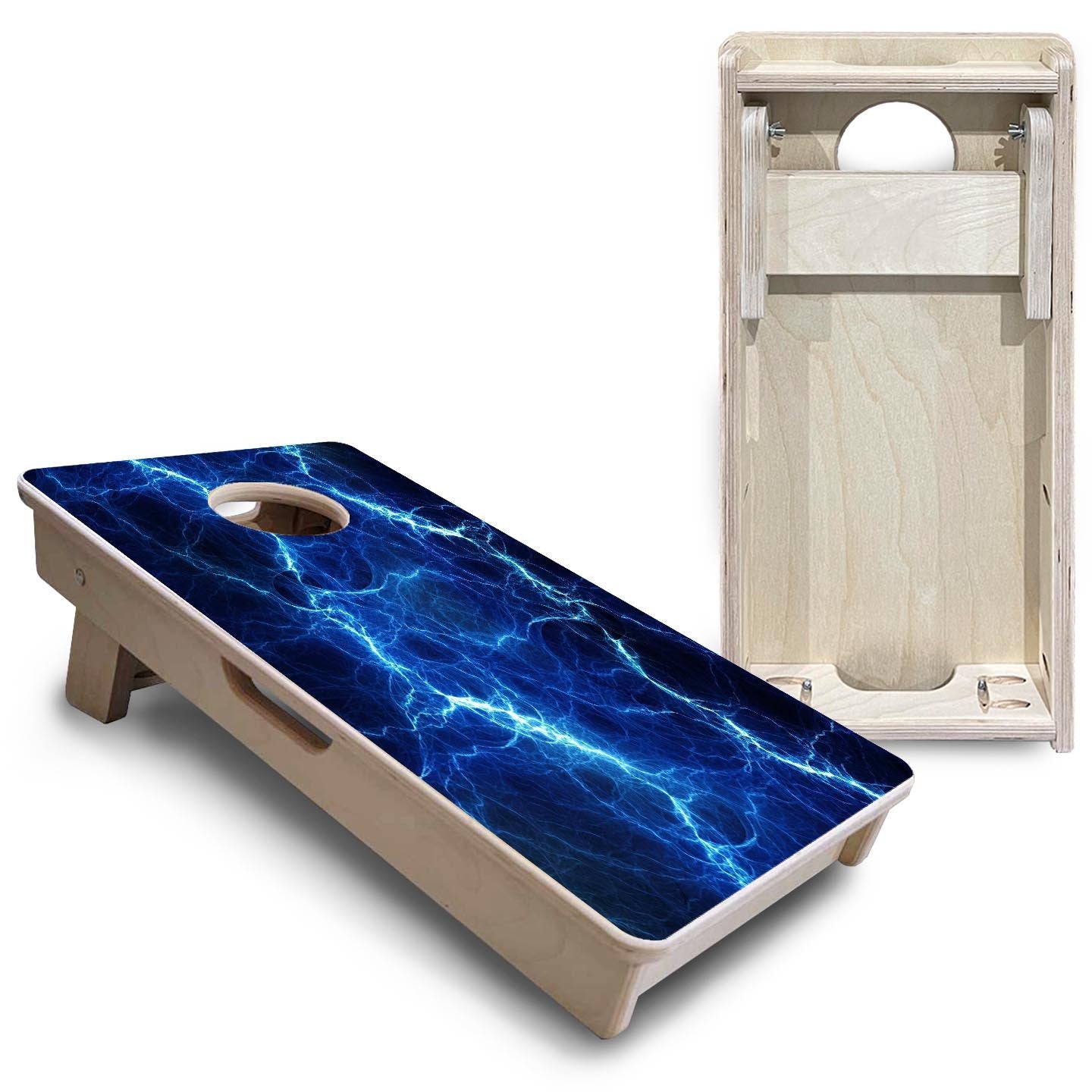 Lightning - Mini Cornhole Board Set (12" x 24") with 8 Mini Bags