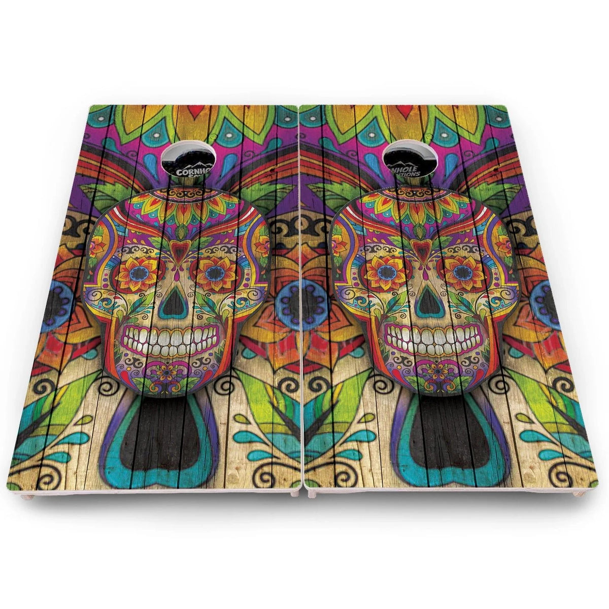 Sugar Skull Cornhole Boards – Pro Lite or Pro Elite
