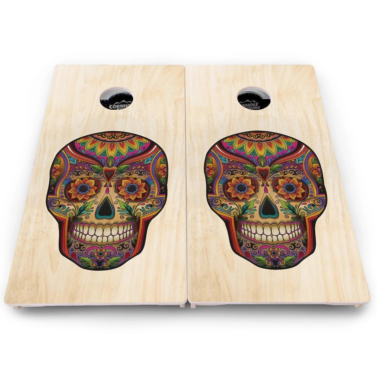 Sugar Skull Cornhole Boards – Pro Lite or Pro Elite