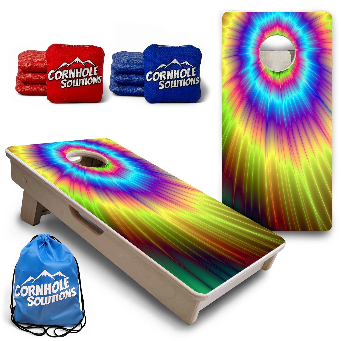 Tie Dye - Mini or Vacation Size Cornhole Boards