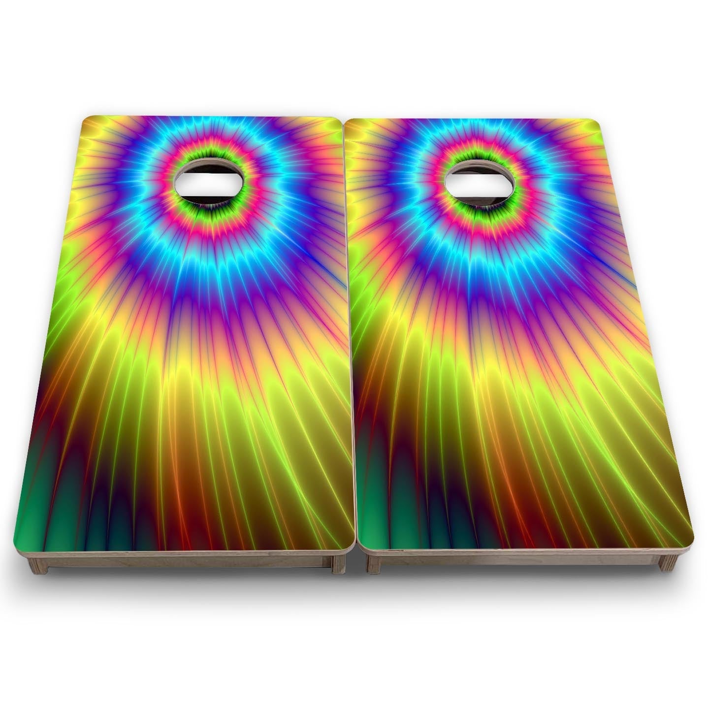 Tie Dye - Mini or Vacation Size Cornhole Boards