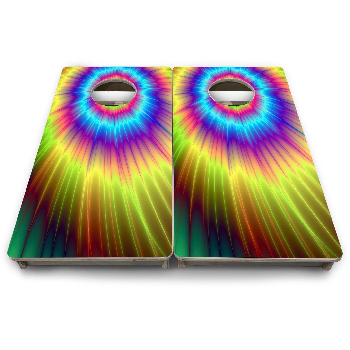 Tie Dye - Mini or Vacation Size Cornhole Boards