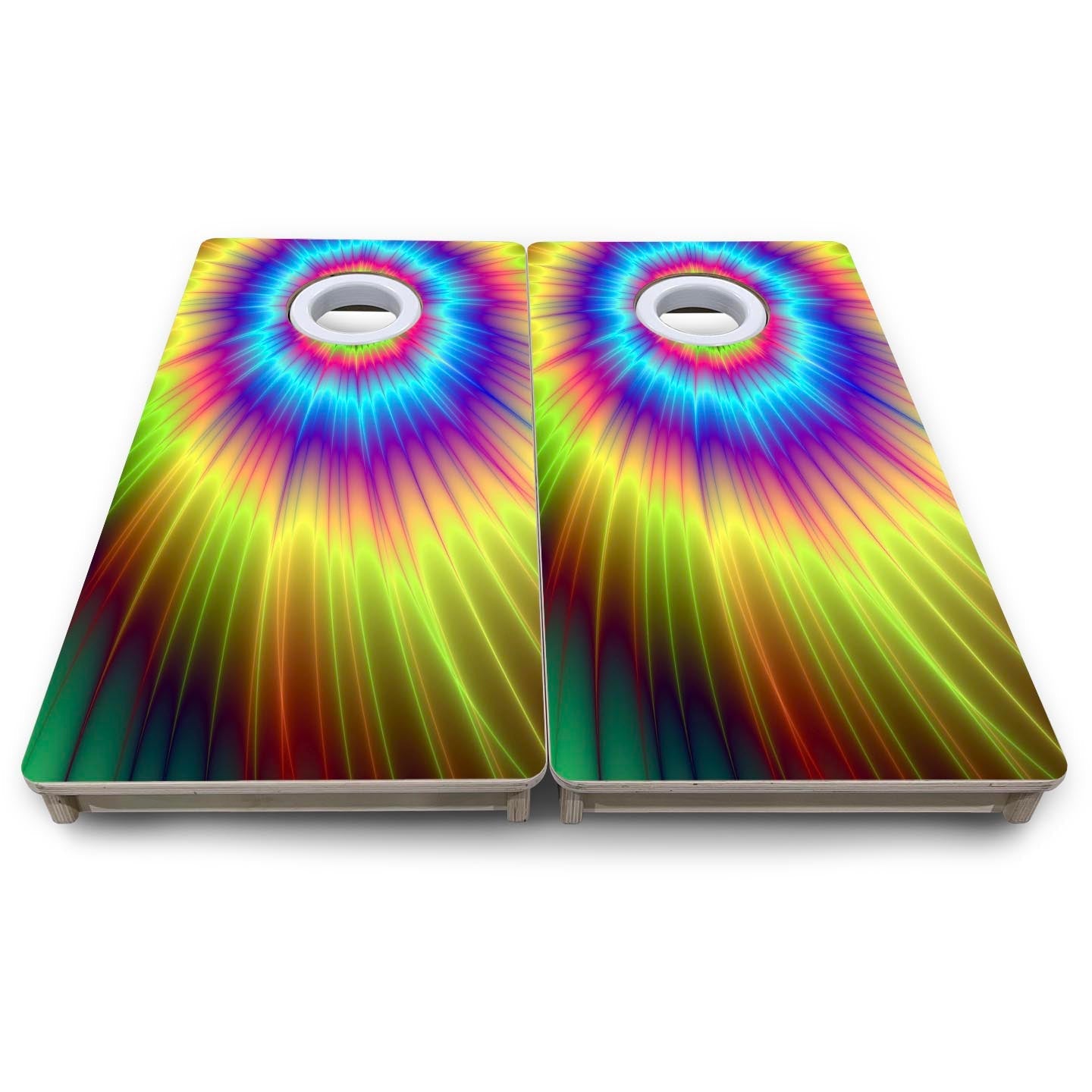 Tie Dye - Mini or Vacation Size Cornhole Boards
