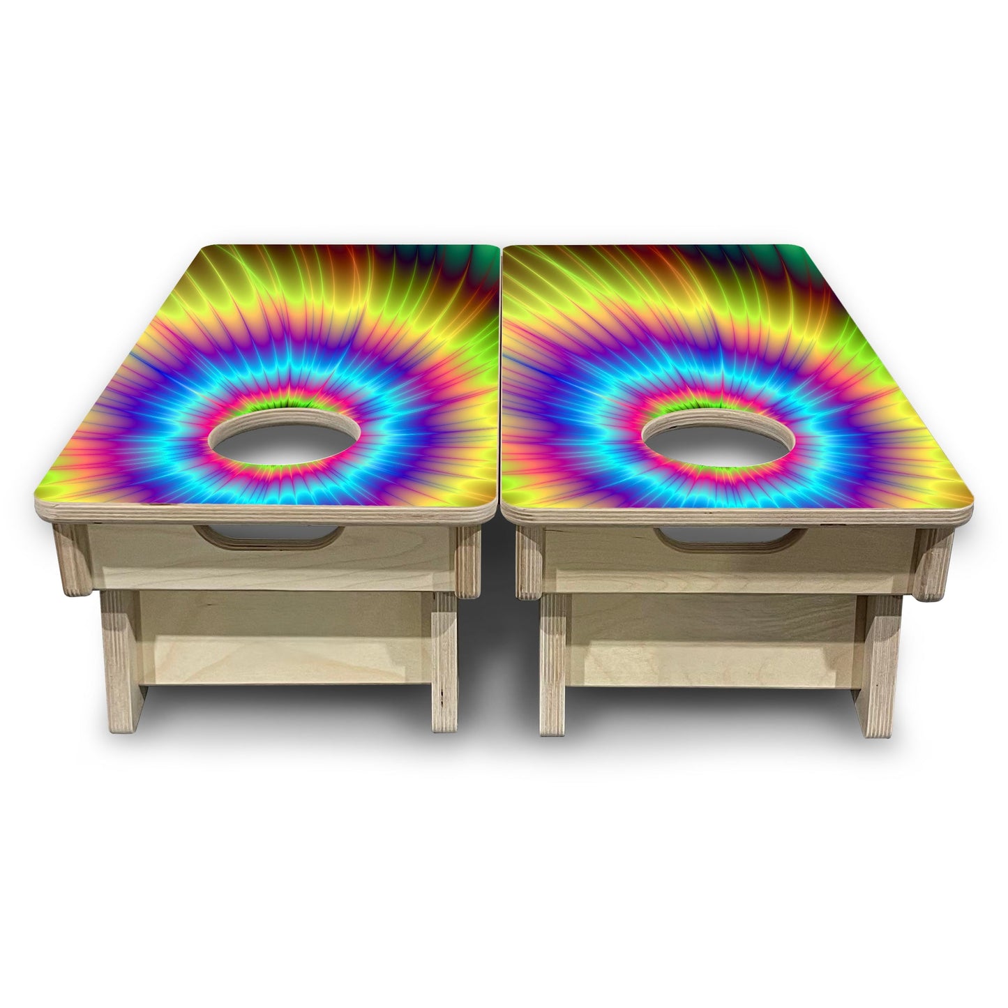 Mini Cornhole Boards - Tie Dye
