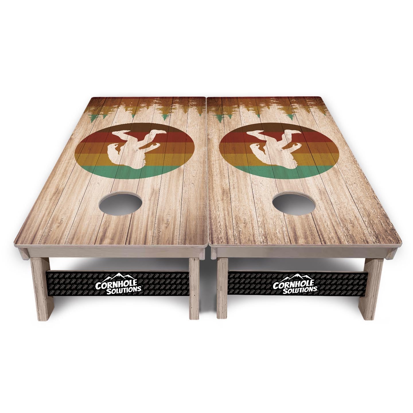 Bigfoot Circle Cornhole Boards - Professional Tournament Series - Free Shipping!