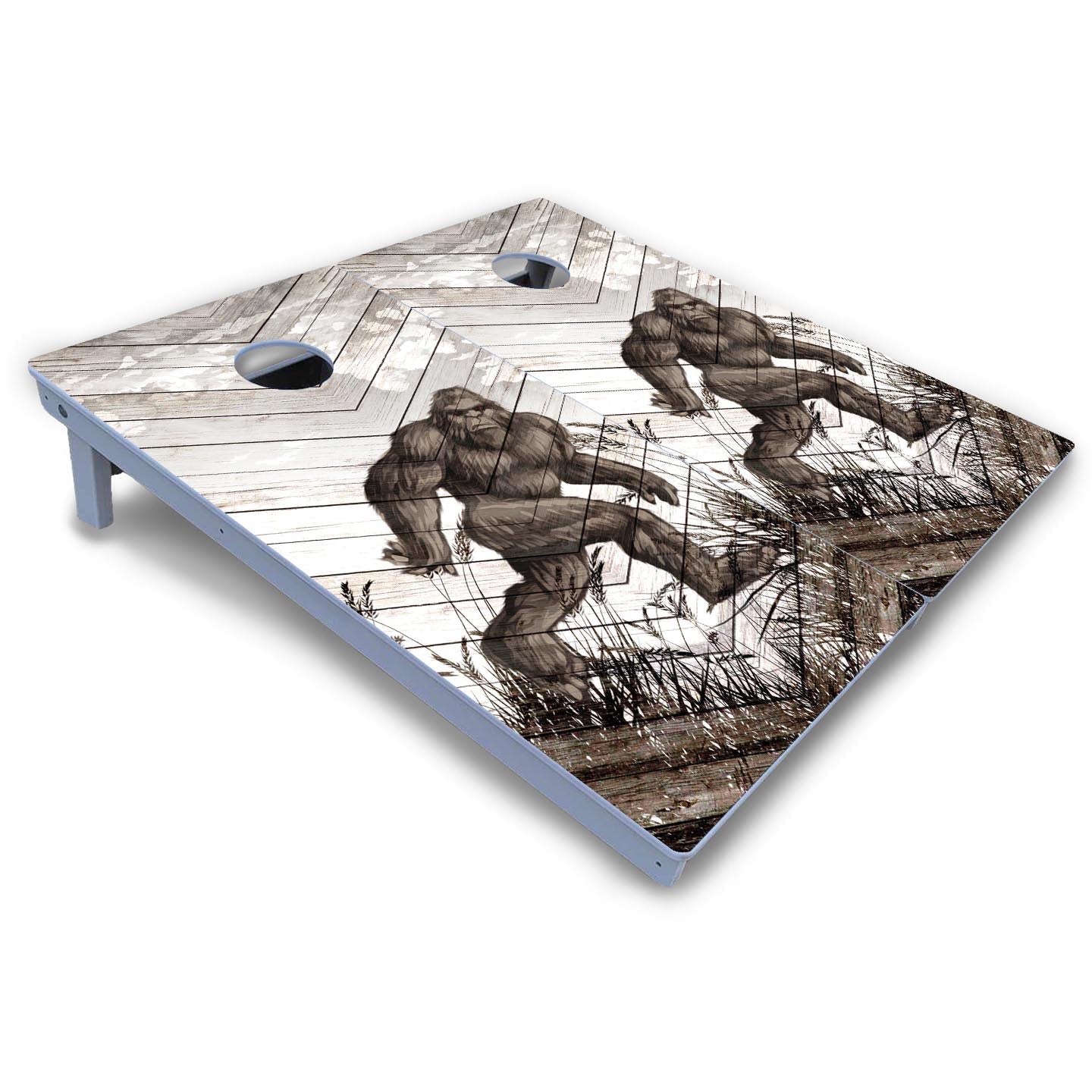 Bigfoot Whitewash Cornhole Boards - All Weather Series