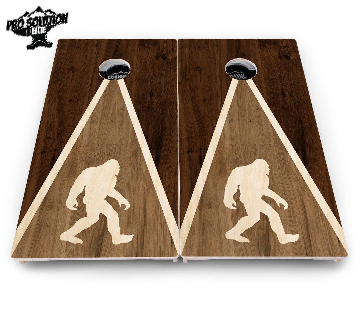 Bigfoot Triangle Cornhole Boards - Pro Solution Elite Series