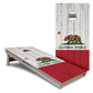 Rustic California Flag Cornhole Boards – Tournament Series