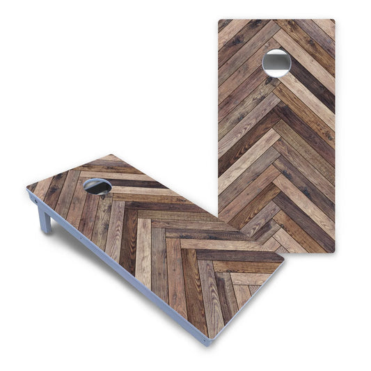 Herringbone Cornhole Boards - All Weather Series