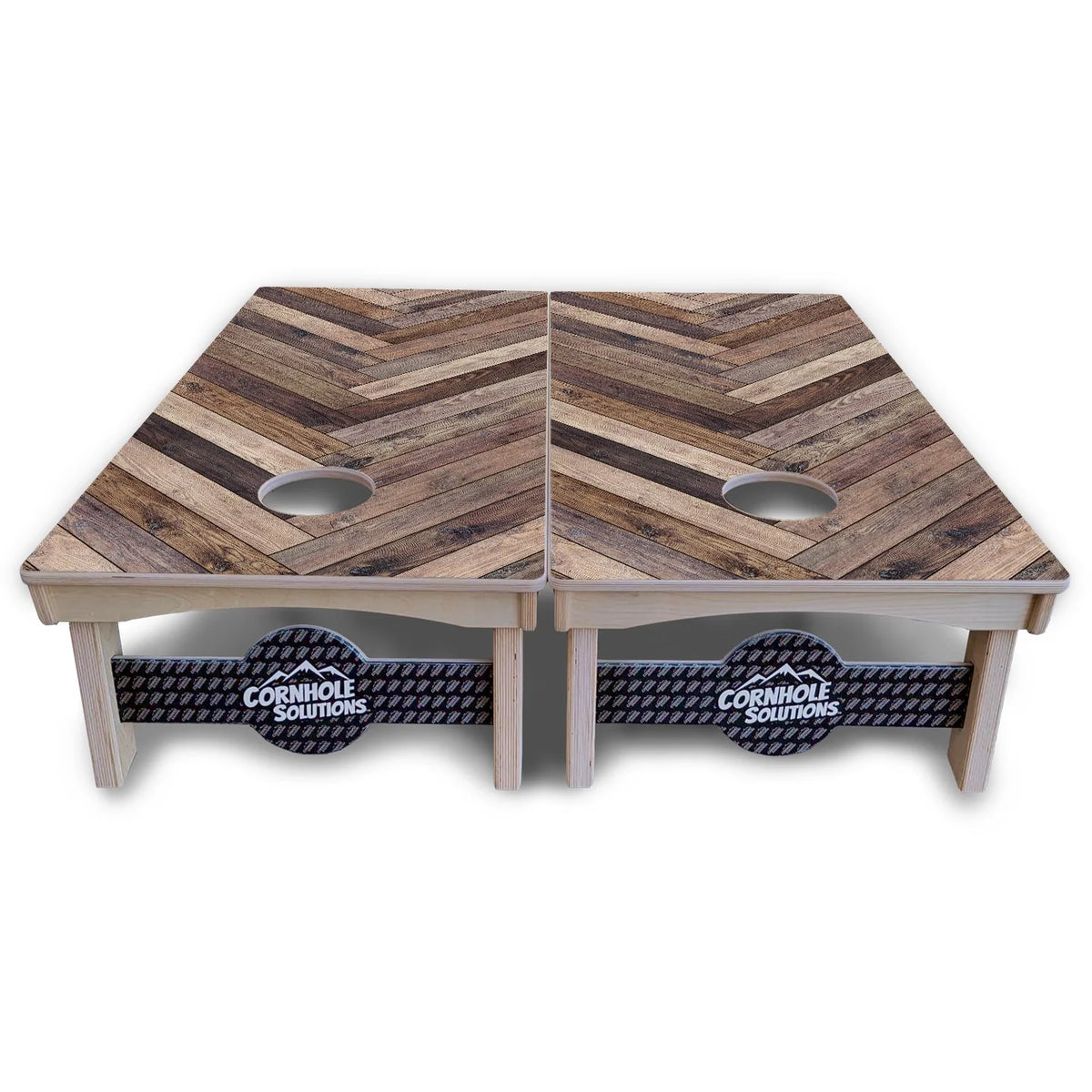 Herringbone Cornhole Boards – Pro Lite or Pro Elite