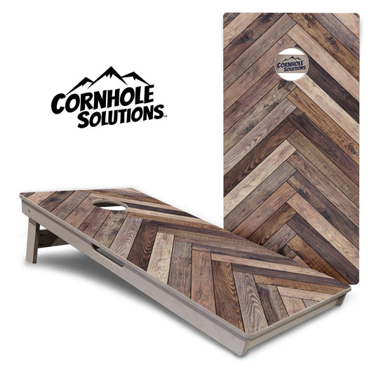 Herringbone Cornhole Boards - Professional Tournament Series - Free Shipping!