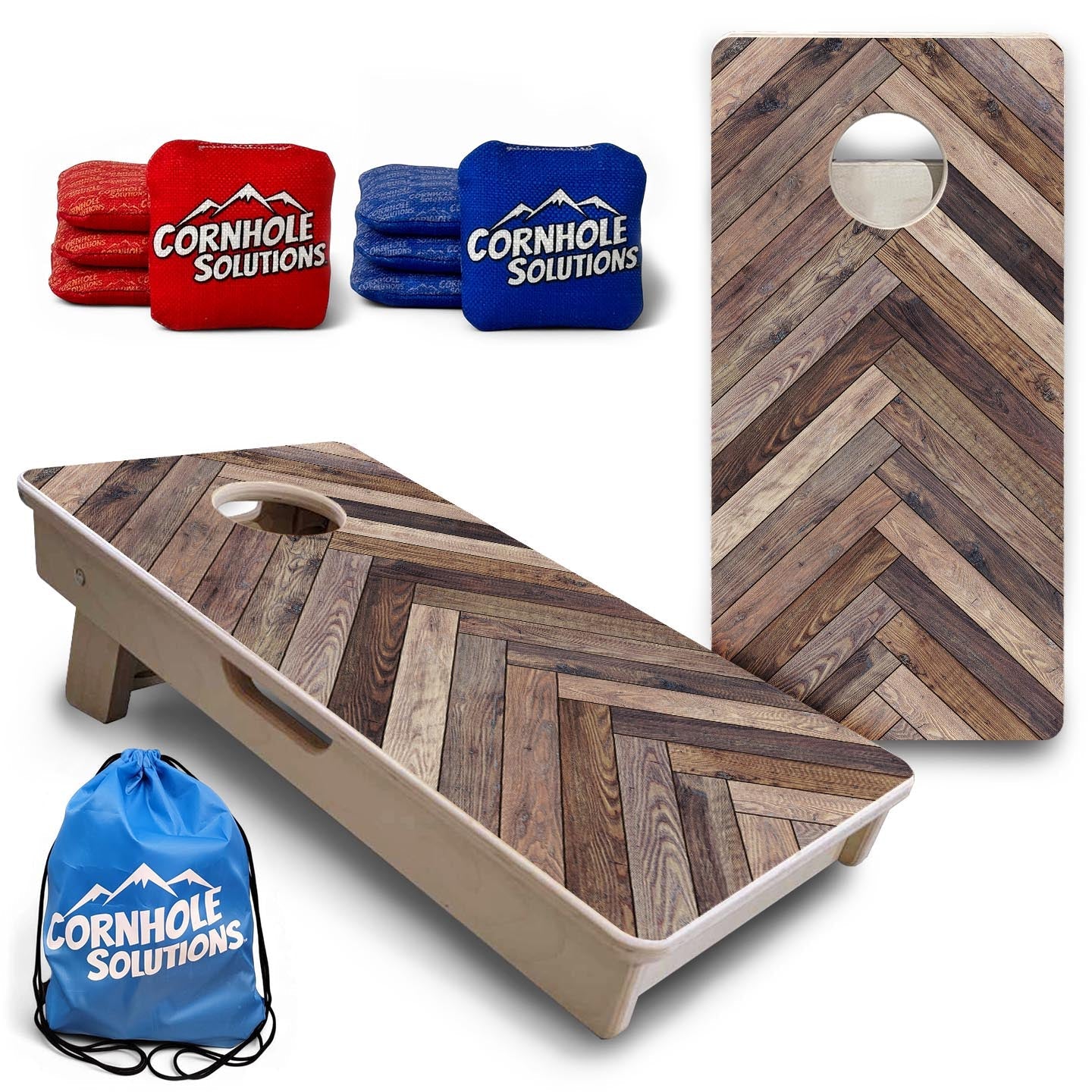 Herringbone - Mini or Vacation Size Cornhole Boards