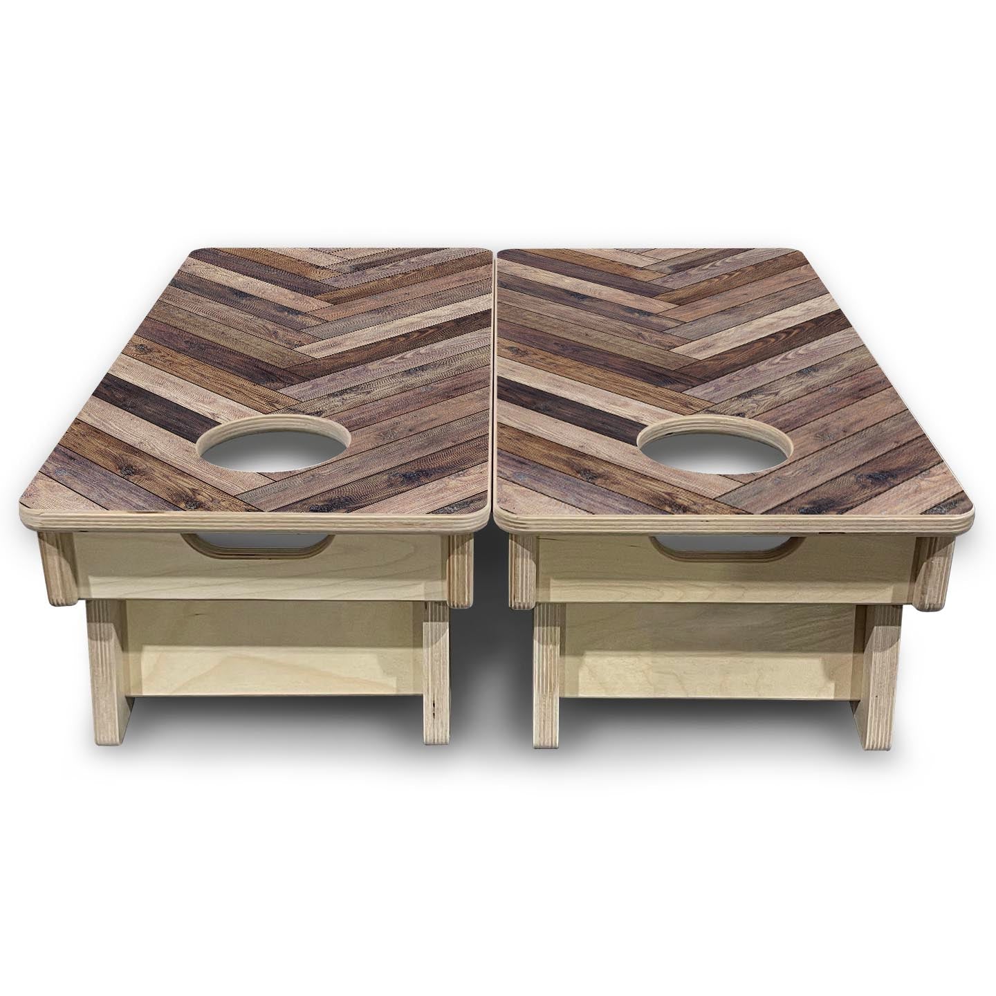 Herringbone - Mini or Vacation Size Cornhole Boards