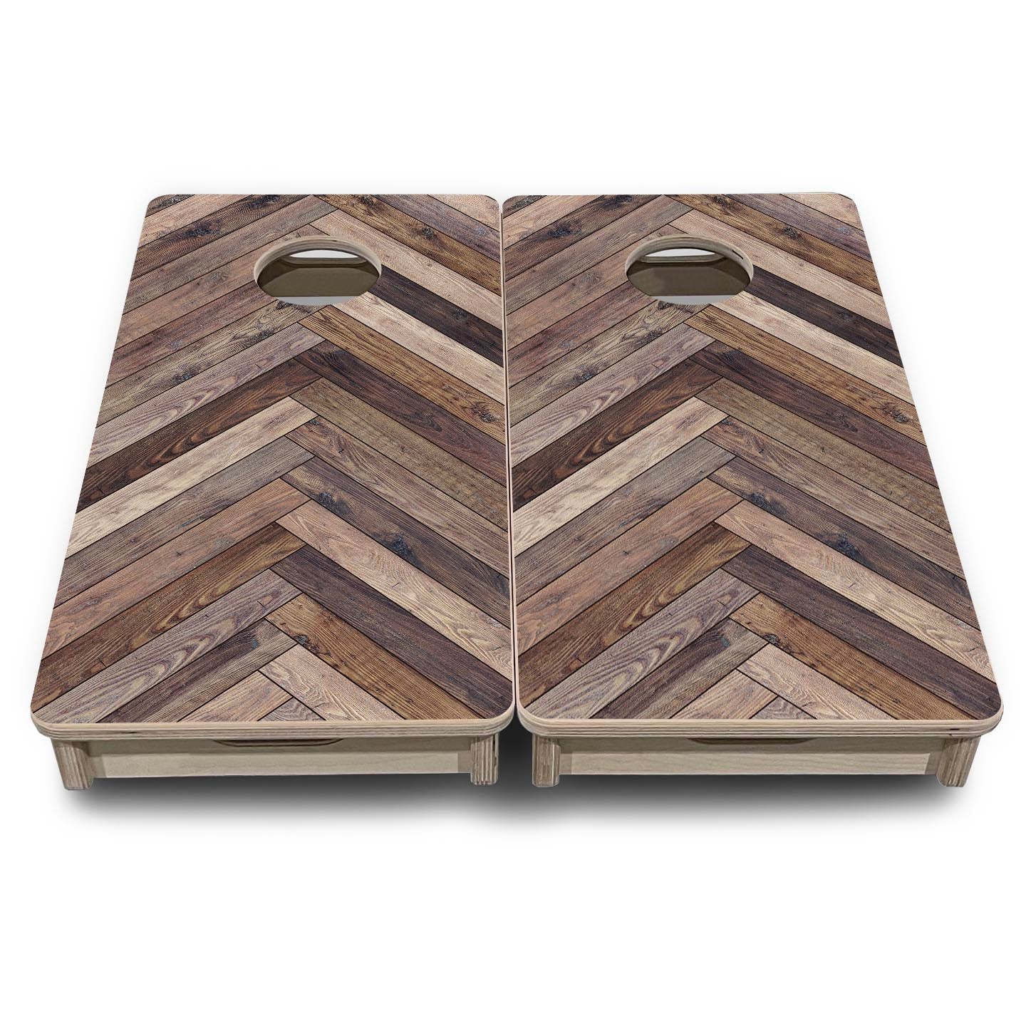 Herringbone - Mini or Vacation Size Cornhole Boards