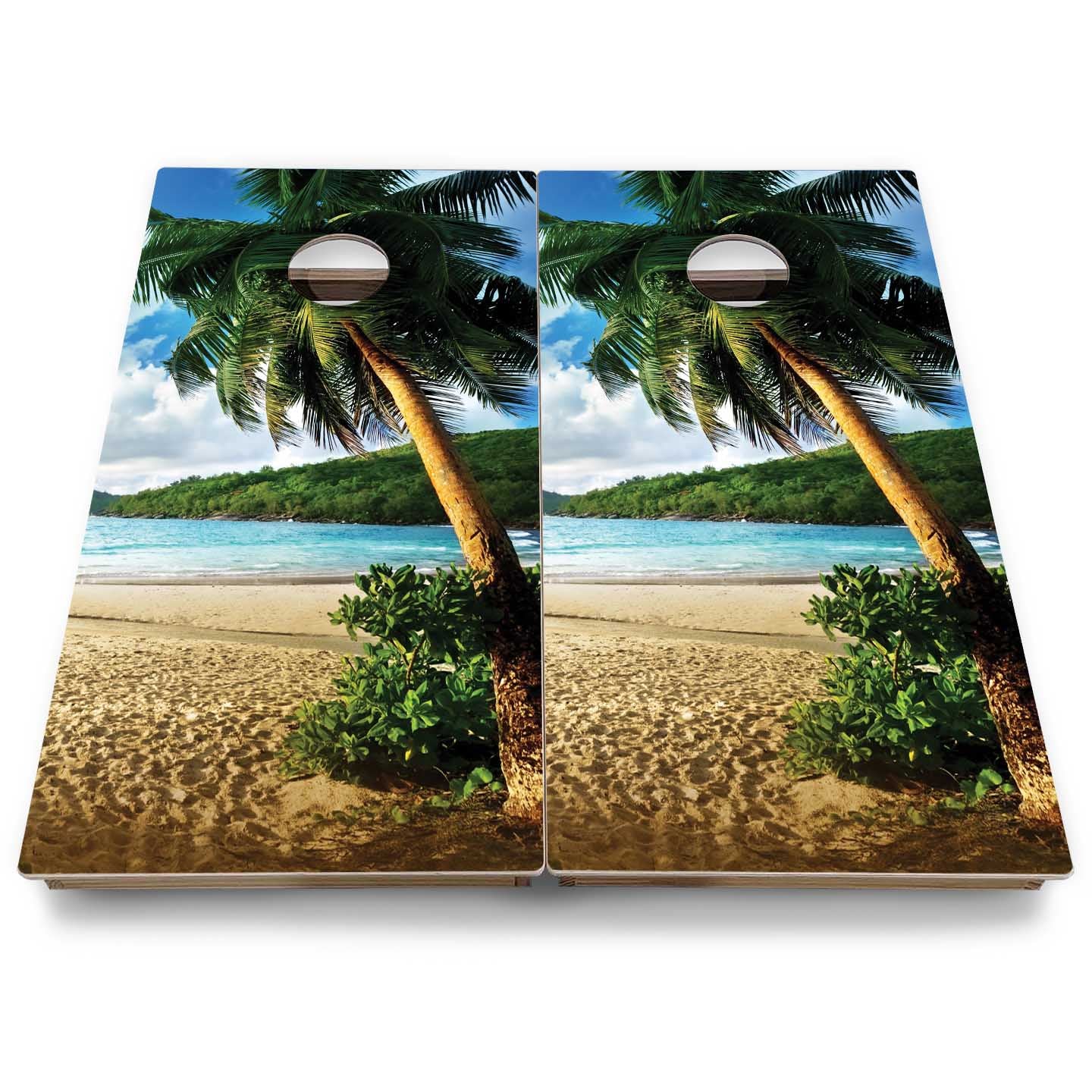 Beach & Mountain Cornhole Boards - Backyard Series