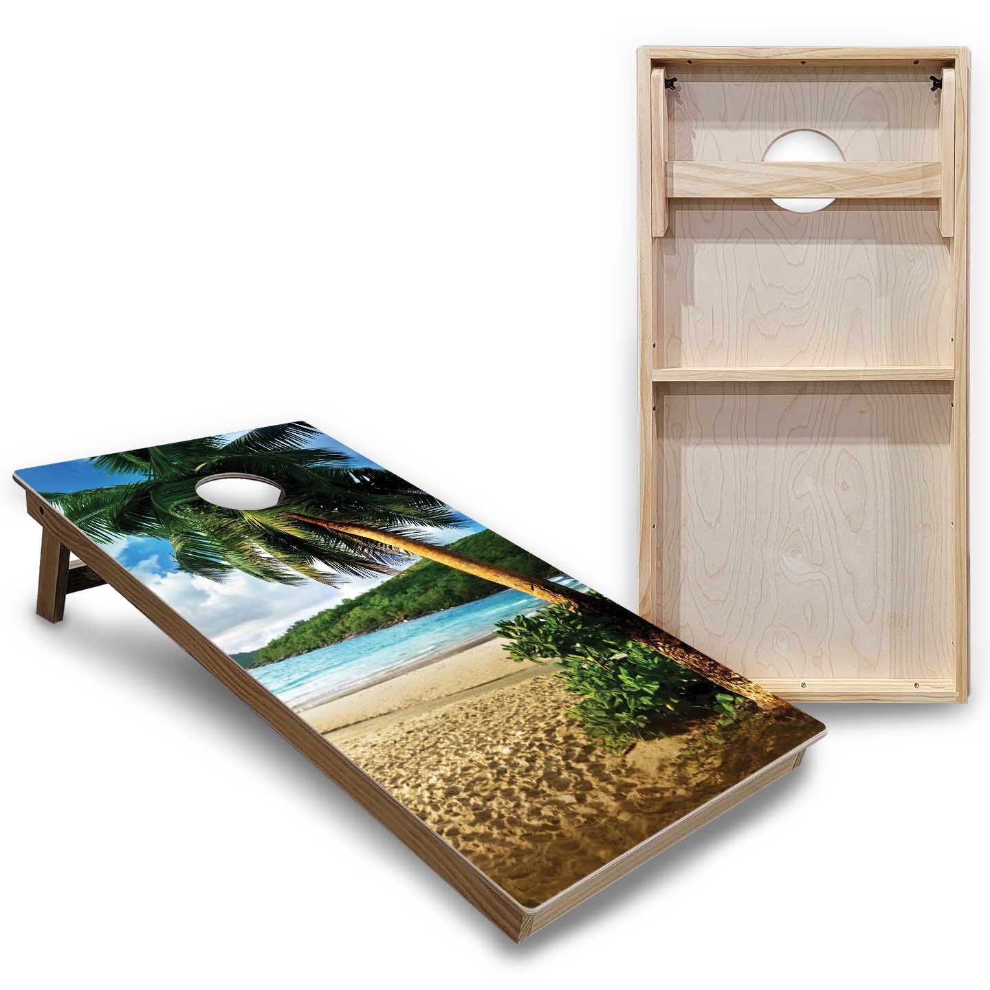 Beach & Mountain Cornhole Boards - Backyard Series