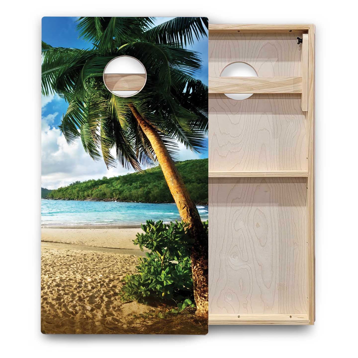 Beach & Mountain Cornhole Boards - Backyard Series