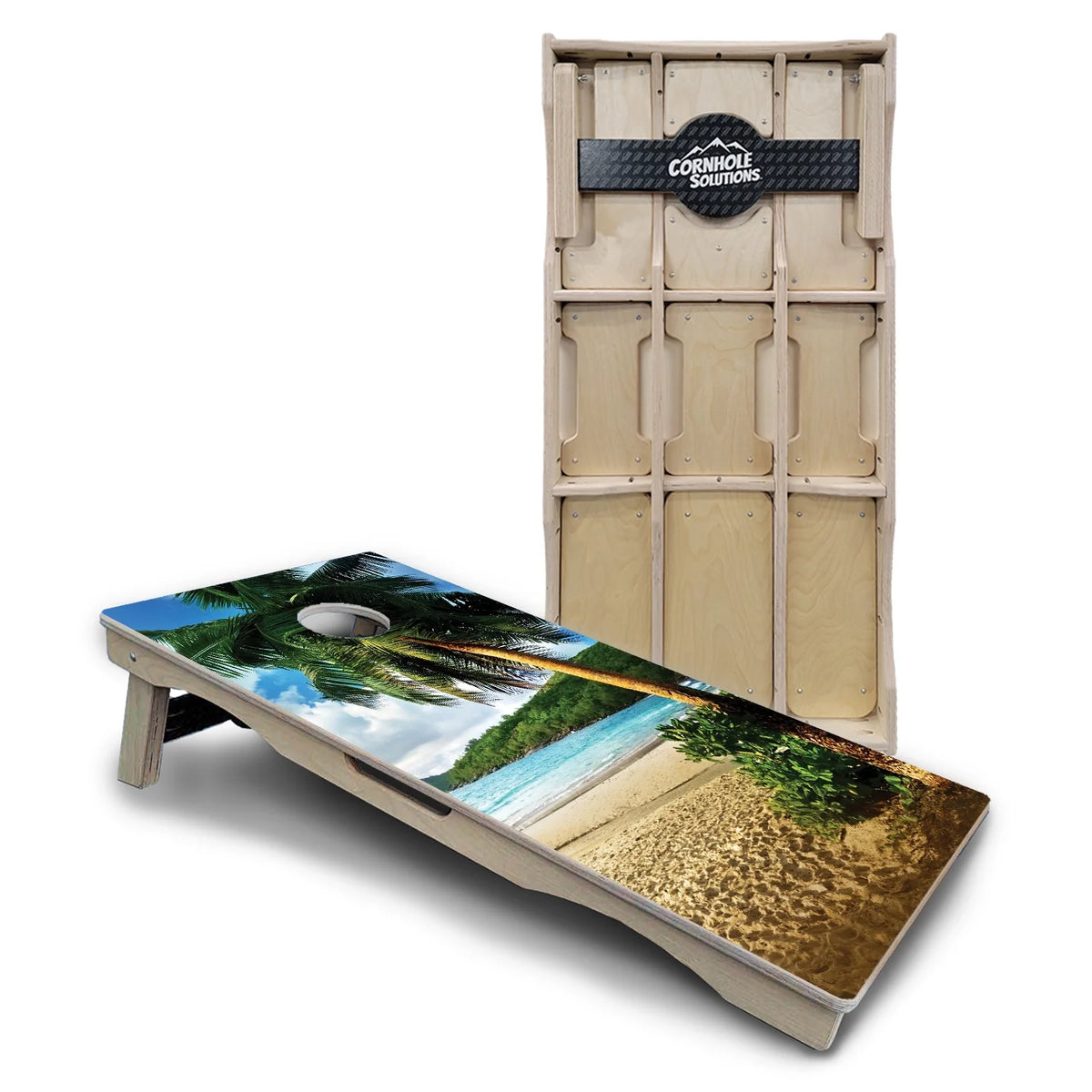 Beach & Tropical Cornhole Boards – Pro Lite or Pro Elite