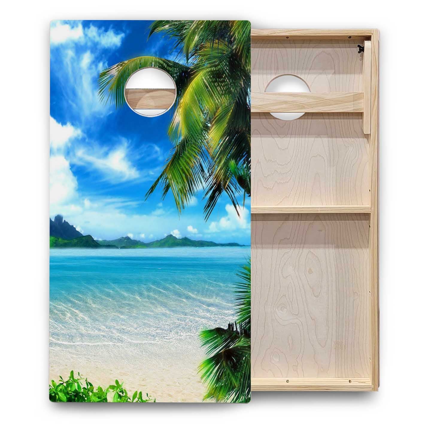 Beach & Mountain Cornhole Boards - Backyard Series