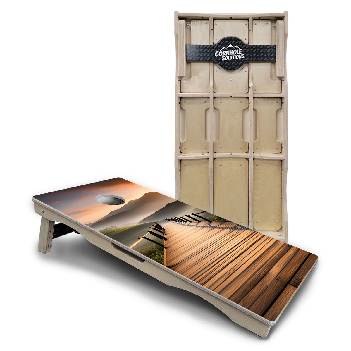 Wooden Bridge Cornhole Boards – Pro Lite or Pro Elite